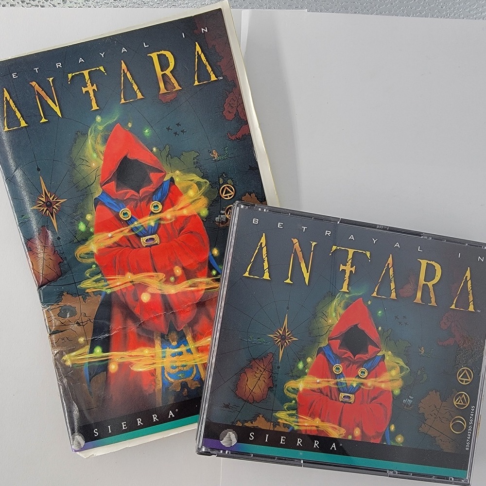 Betrayal in Antara (PC,‎ 1996) Game with manual